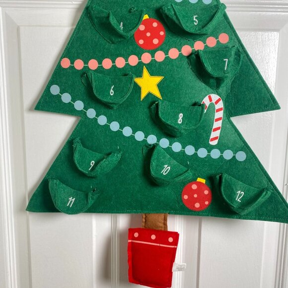 Target 31" Featherly Friends™ Christmas Tree Hanging Fabric Countdown Calendar - Picture 5 of 11